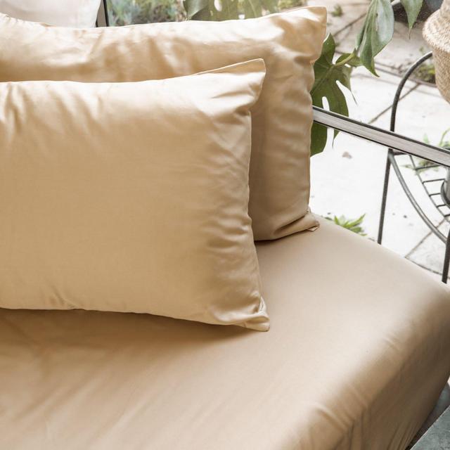 Bamboo Lyocell Pillowcase Set | Earthen Sand