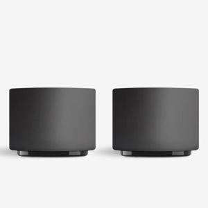 Monty Milk Art Cups 3.0 oz set of 2 (black)