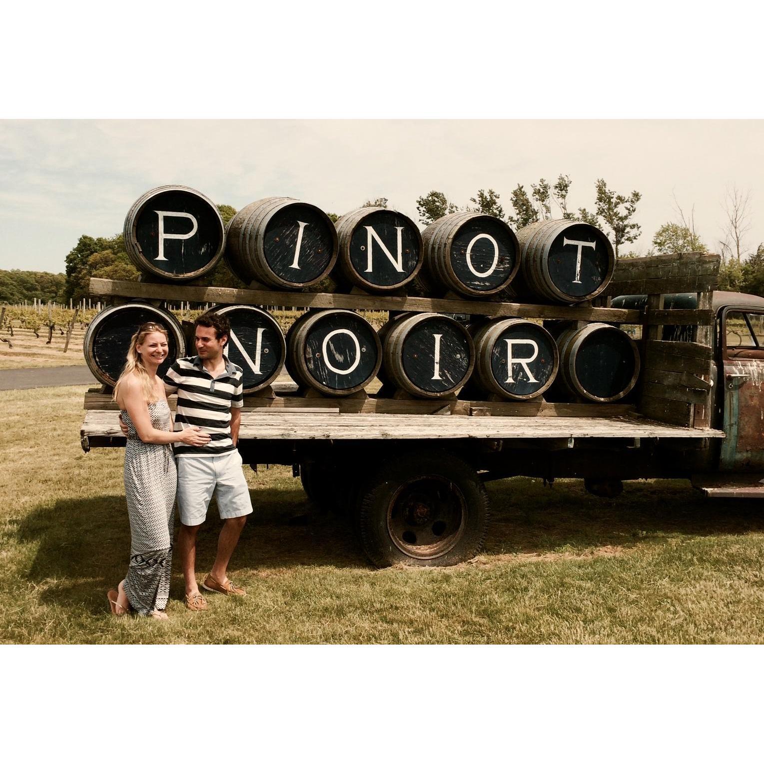 Our first get-away together in May of 2015.  We went to the North Fork in Long Island for a wine-tasting weekend