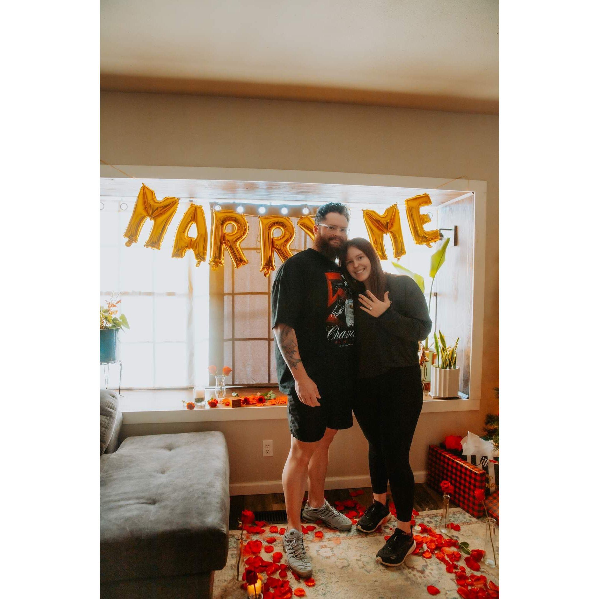 The day I said YES!!