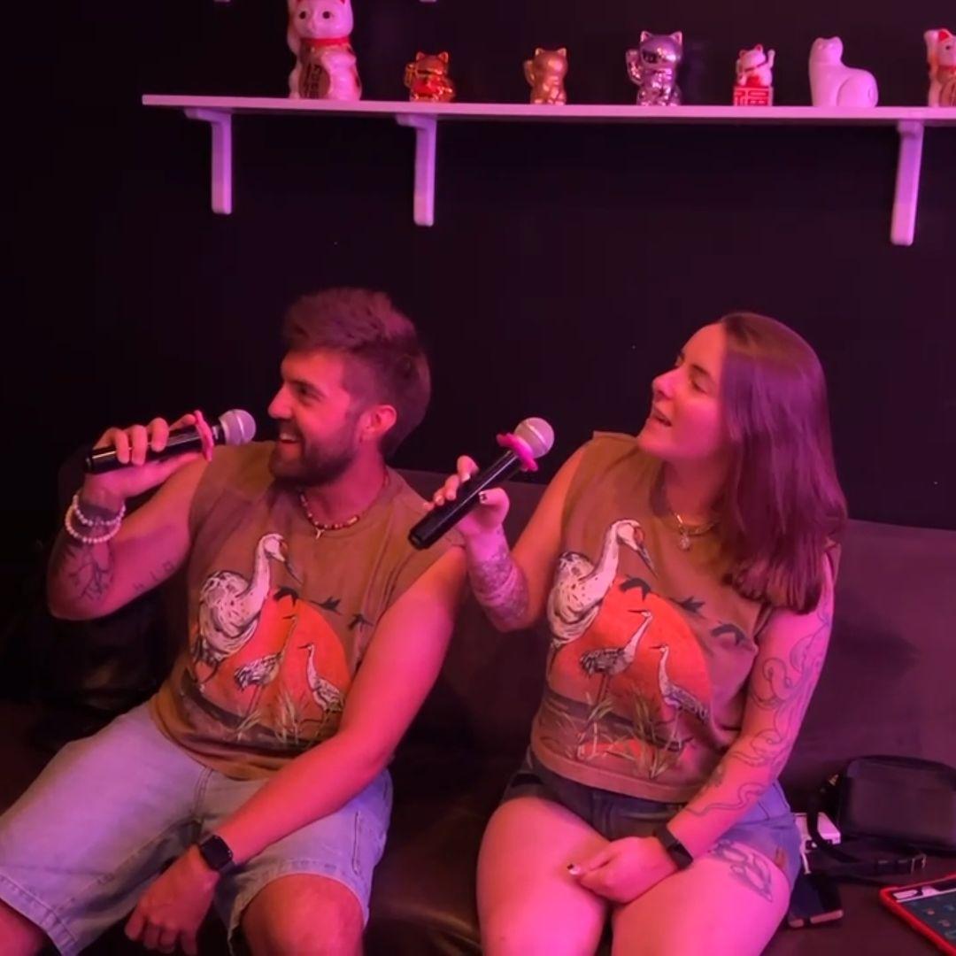 Karaoke before Marcel's proposal