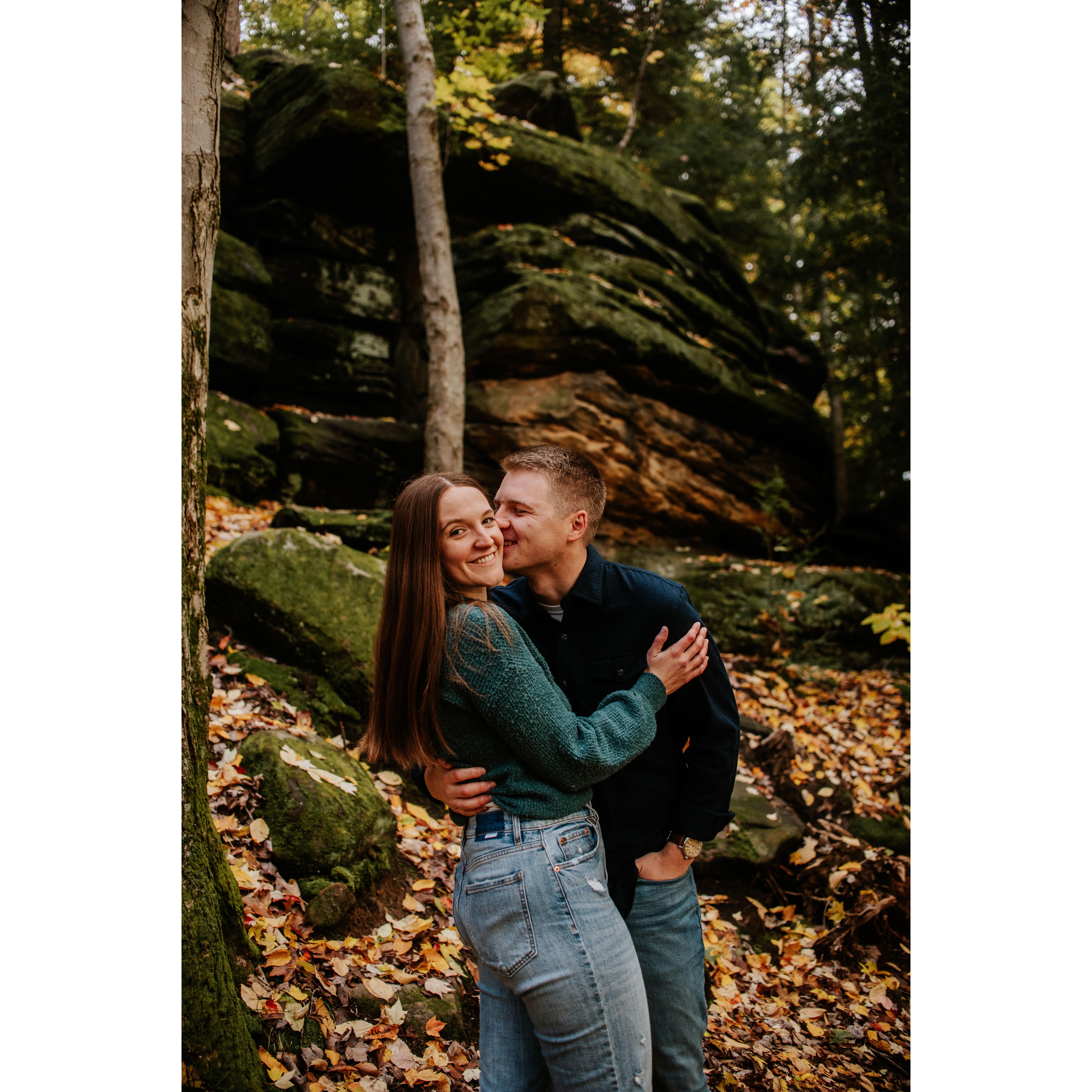 Engagement photo session, October 2023