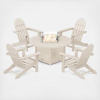 Classic Adirondack 5-Piece Outdoor Conversation Set