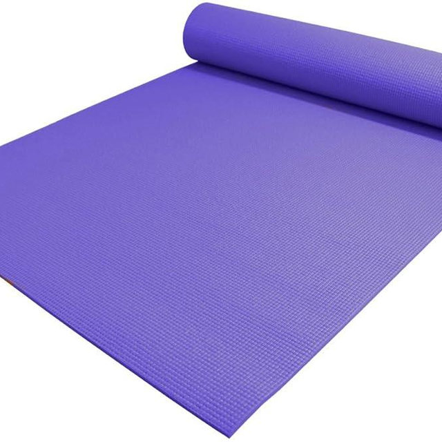 YogaAccessories 1/4" Thick High Density Deluxe Non Slip Exercise Pilates & Yoga Mat
