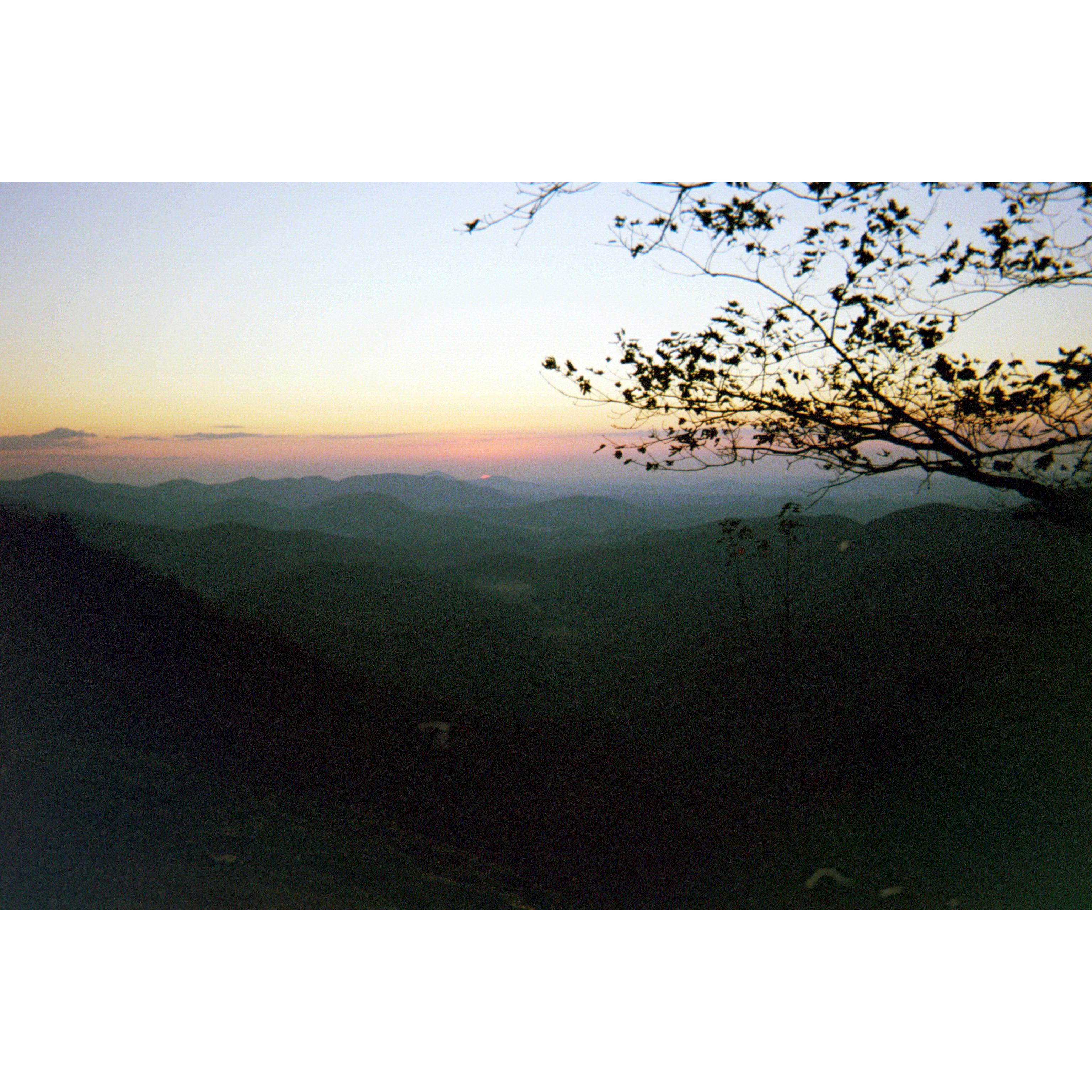 The sunrise at Preacher's Rock!