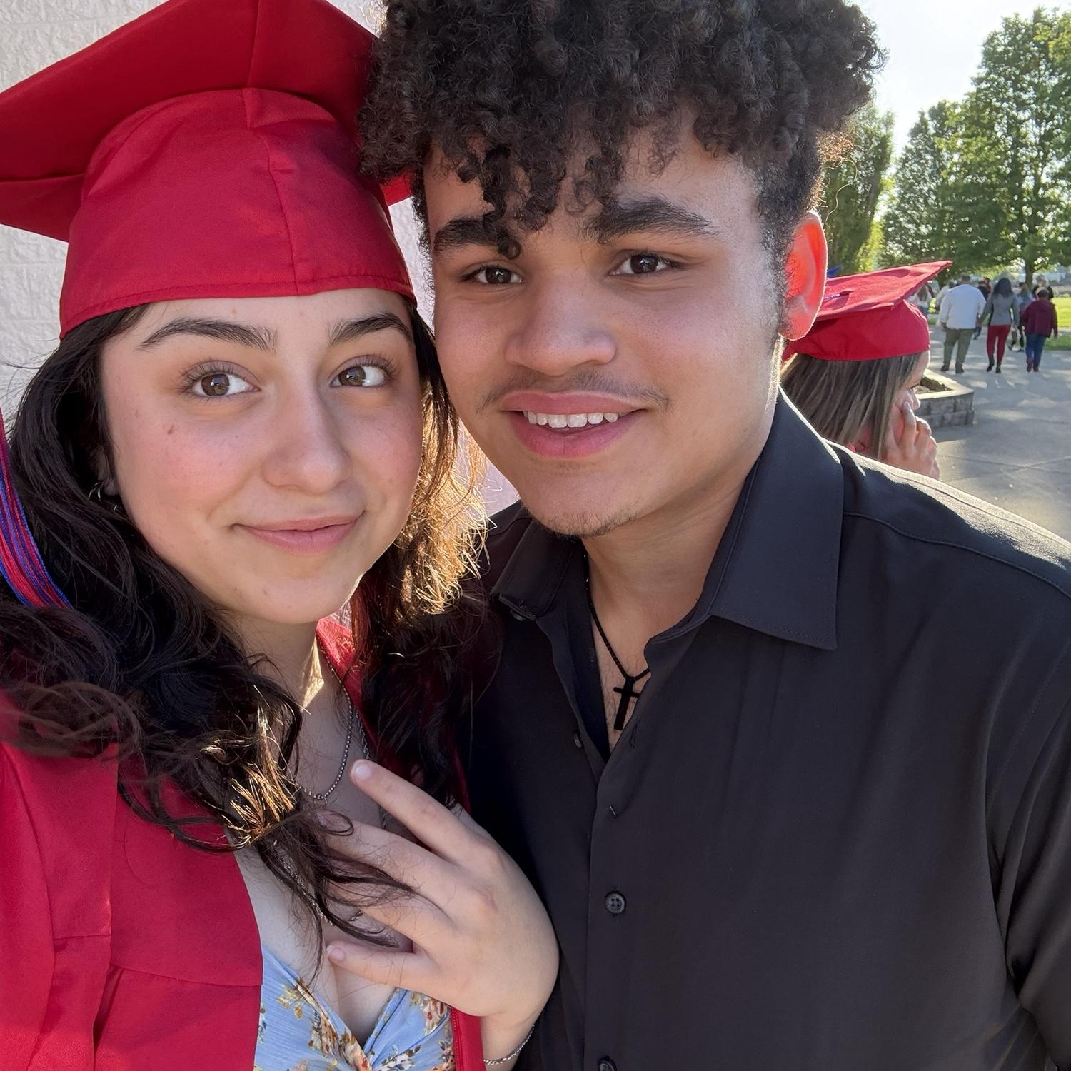 Graduation day! The end was the best part, it was very boring…