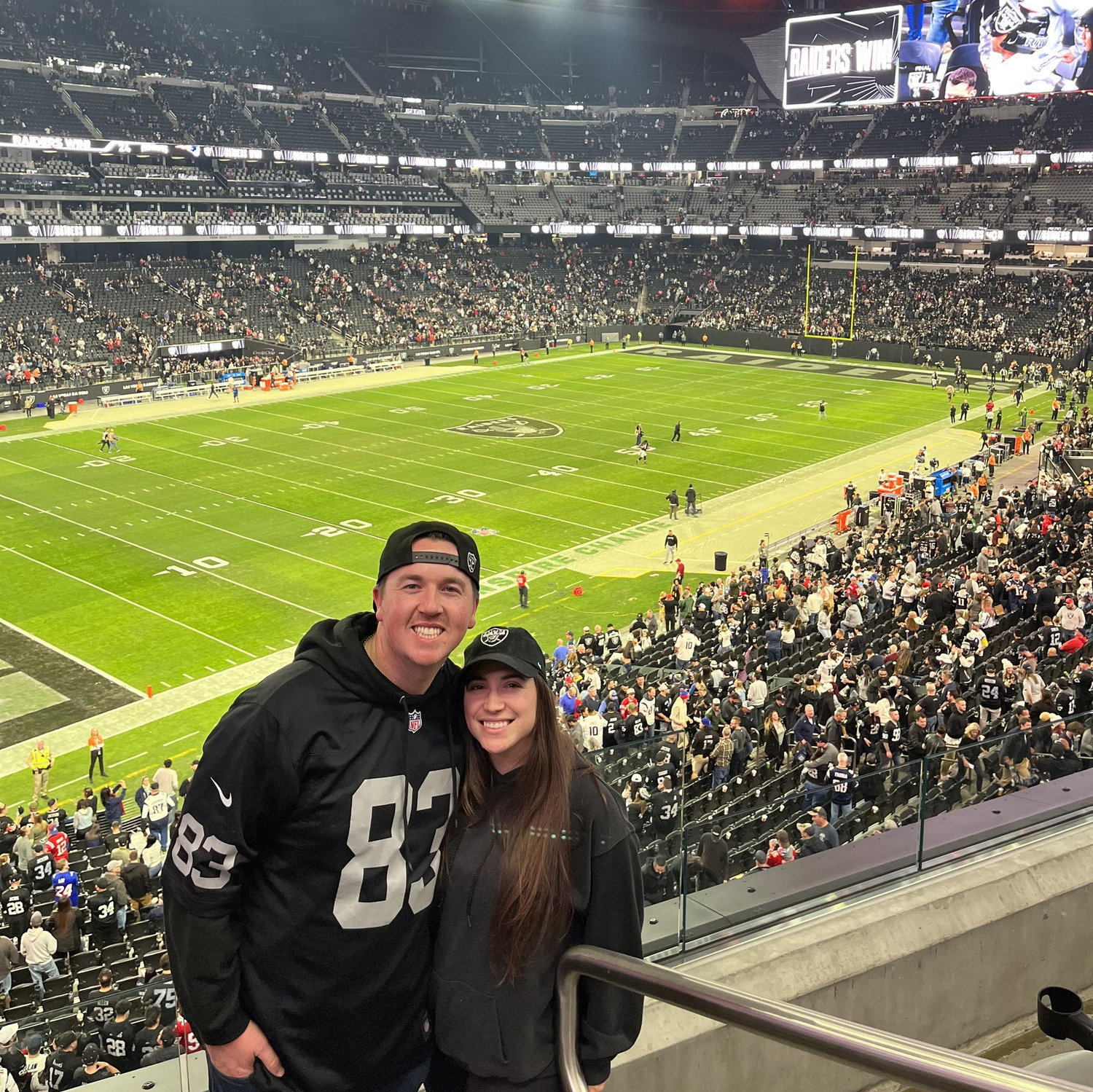 Latest Raiders game at the Allegiant Stadium, December 2022