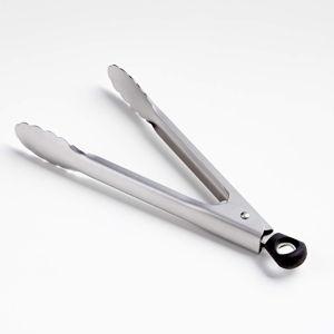 OXO 7" Stainless Steel Mini Tongs + Reviews | Crate & Barrel