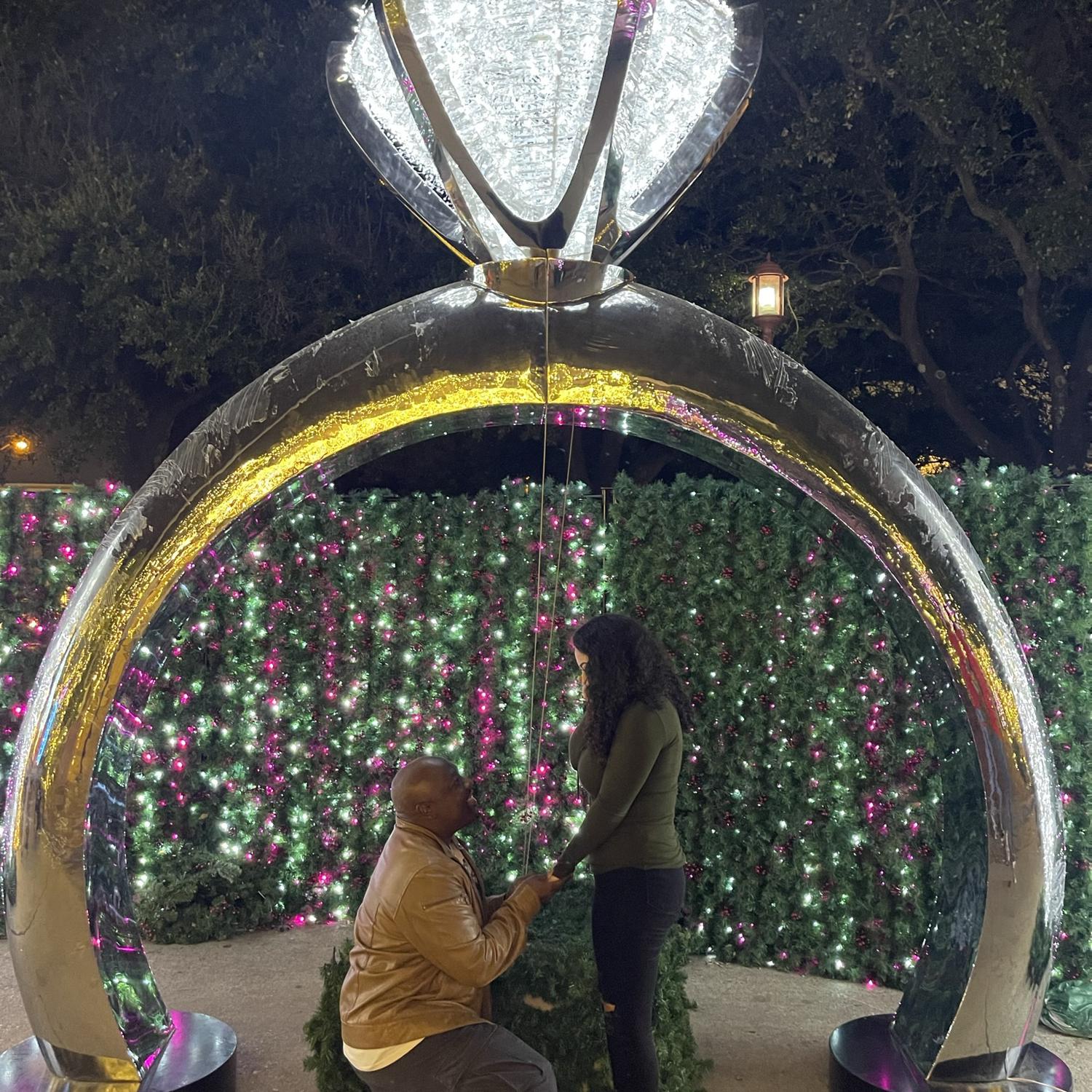 Enchant in Dallas. This was a year before Tony actually proposed