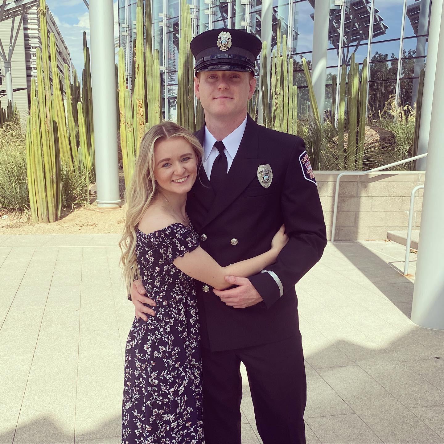 Jacob graduates from Las Vegas Fire Academy
