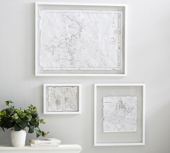 Grey Floating Wood Gallery Frames 20x24