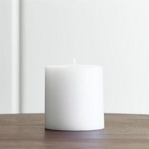 White 4"x4" Pillar Candle
