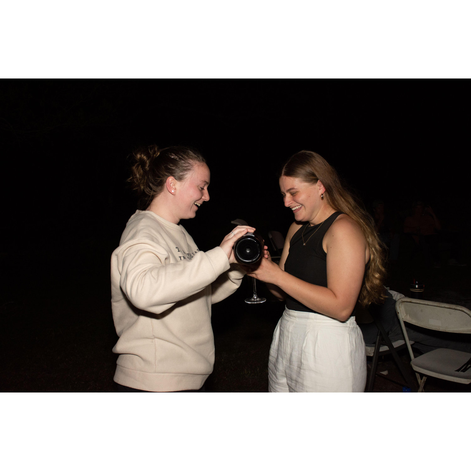 Memories from our surprise engagement party after Nick proposed on 10/22/22.