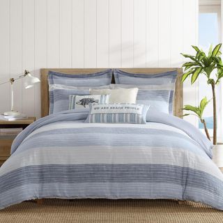 Sand Stripes 3-Piece Duvet Set