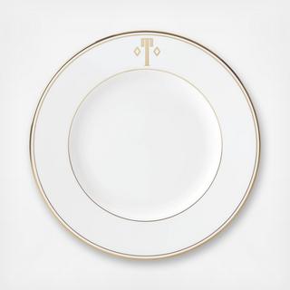 Federal Gold Block Dinner Plate