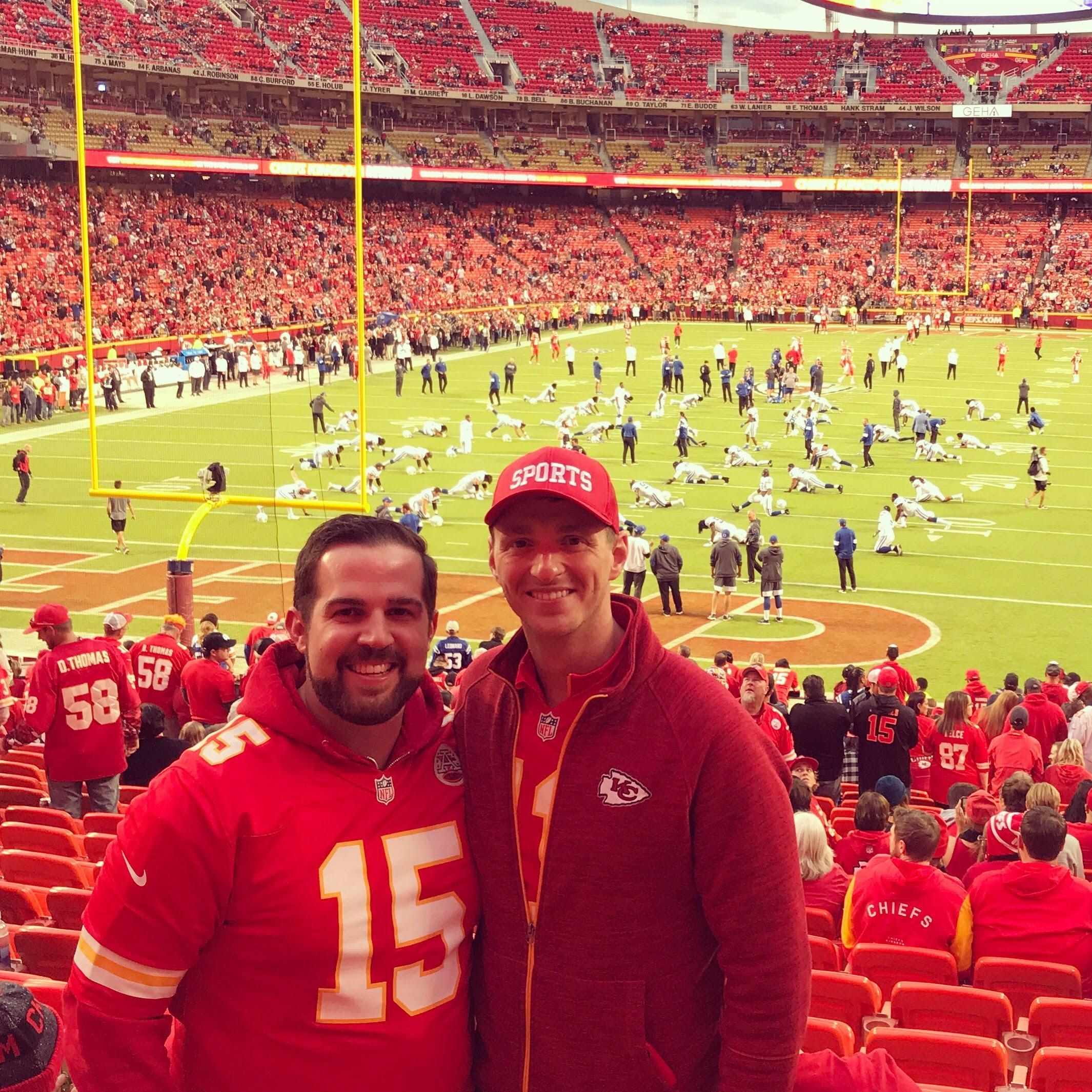 Michael's first game at Arrowhead Stadium - October 2019