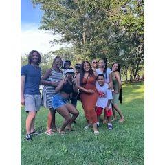 Celebrating Caden's elementary school graduation at the park