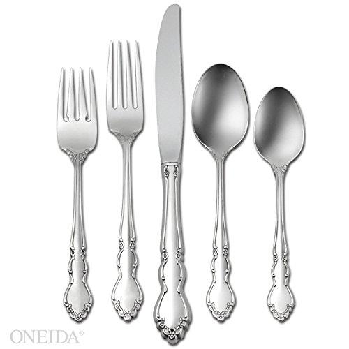 Oneida Dover 20 Piece Fine Flatware Set, Service for 4, 18/10 Stainless Steel