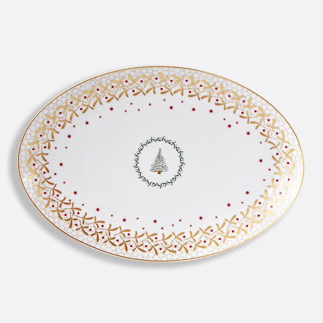 Noel Oval Platter 15''
