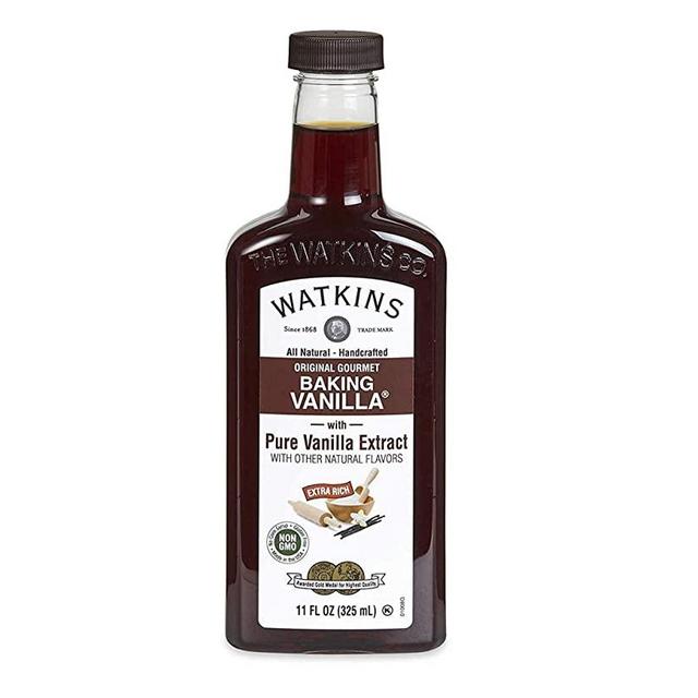 Watkins All Natural Original Gourmet Baking Vanilla, with Pure Vanilla Extract, 11 ounces Bottle, 1 Count (Packaging May Vary)
