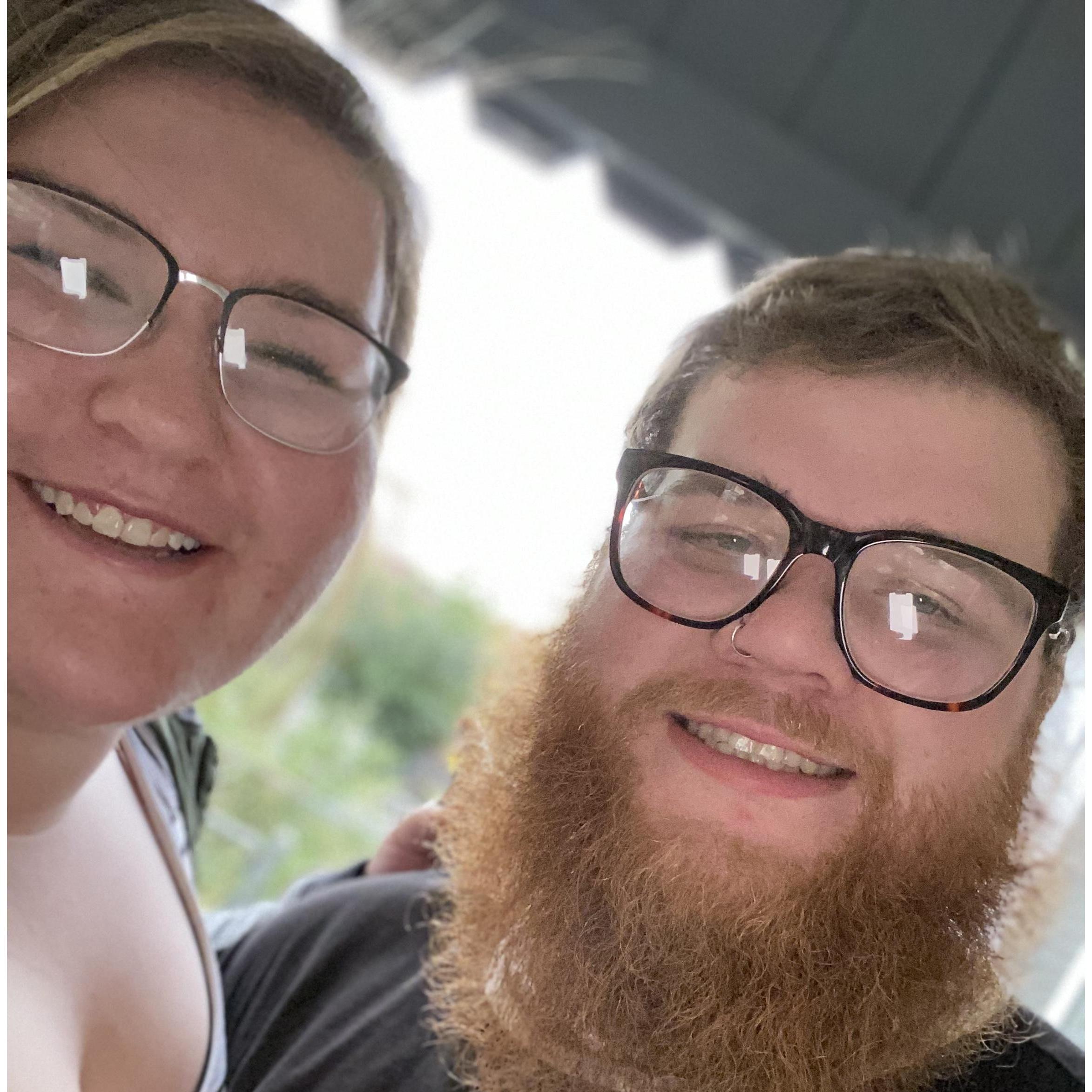 This was the night that we got engaged! Right before Austin's birthday dinner