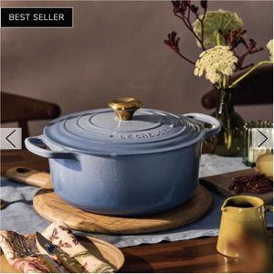 Signature Round Dutch Oven - Chambray 5.5 qts.