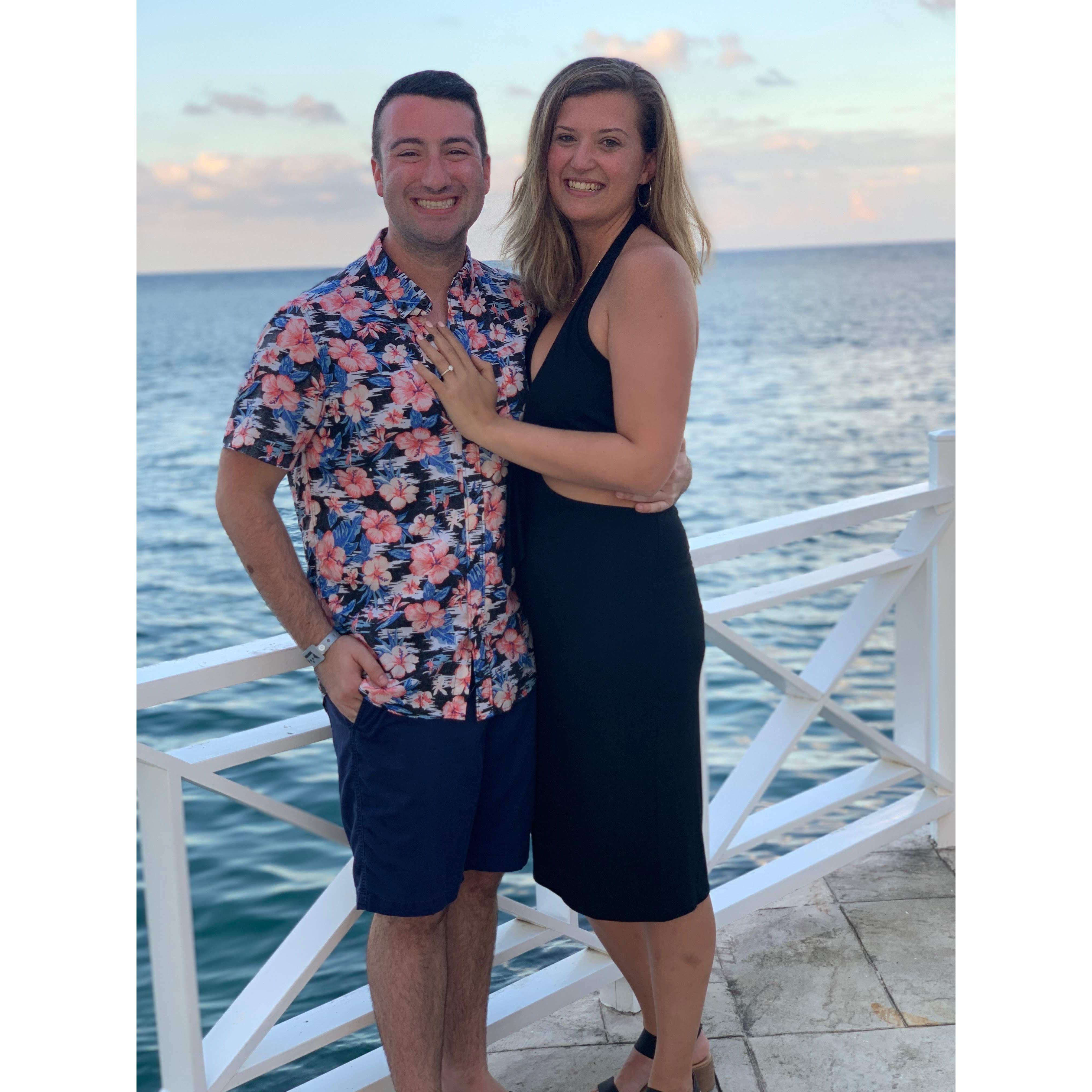 Right after we became engaged - November 25, 2019