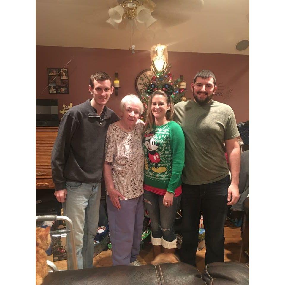 Steven, Kevin, Toniann & Steven's Grandma Marion