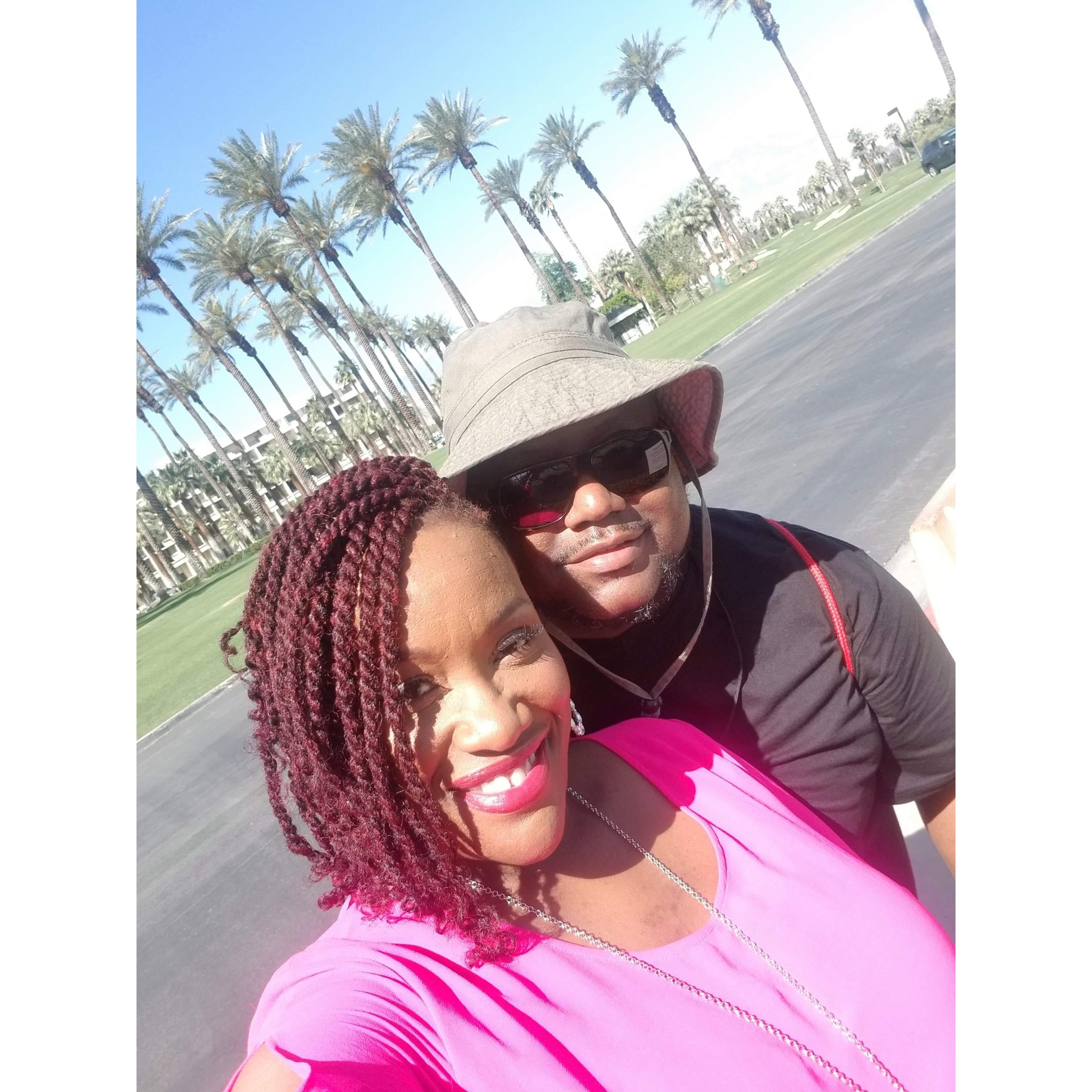 Enjoying Palm Springs!