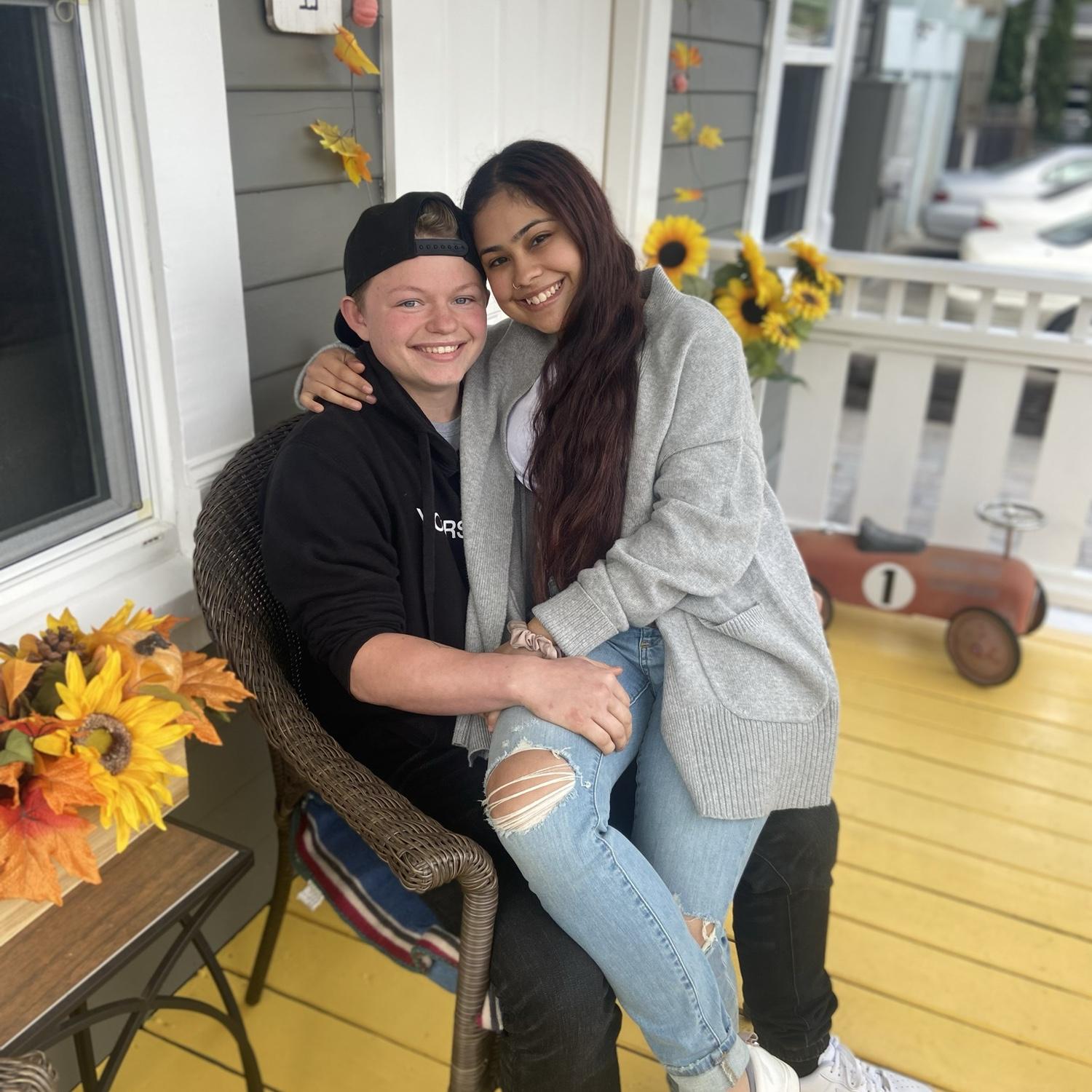 Quick pic with fall decor