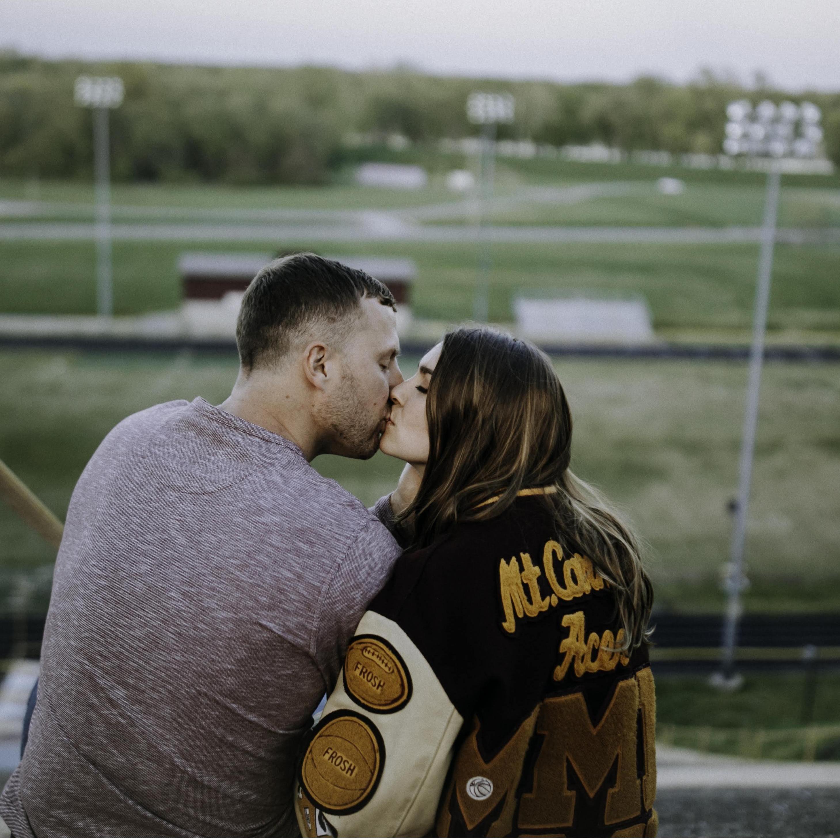 We actually dated for over four months before we shared our first kiss.