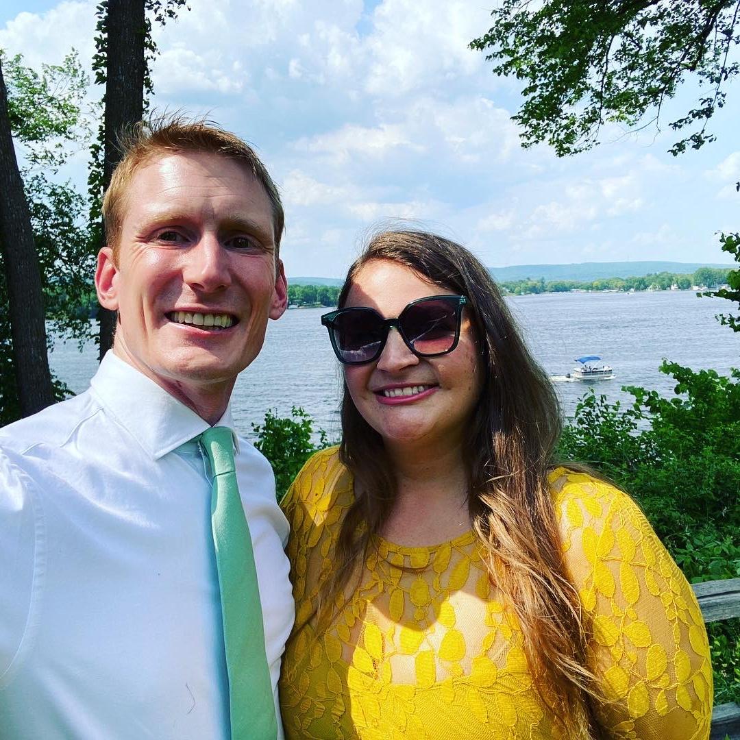 Celebrating Andy and Liz’s wedding in Wisconsin.