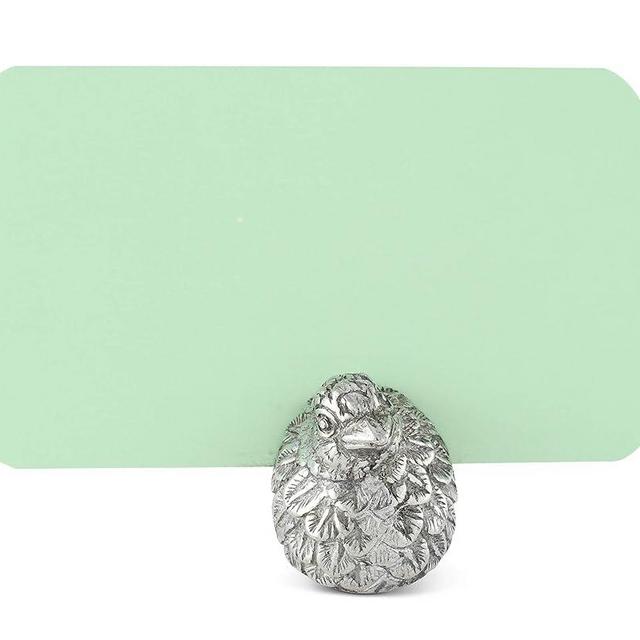 Vagabond House Pewter Quail Place Setting Marker/Cheese Markers 1.25 inch Tall
