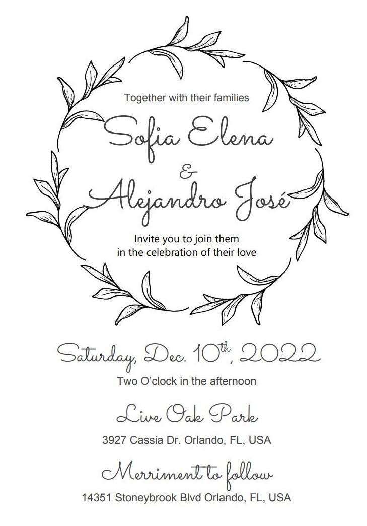 The Wedding Website of Alejandro Quintana and Sofía Salazar