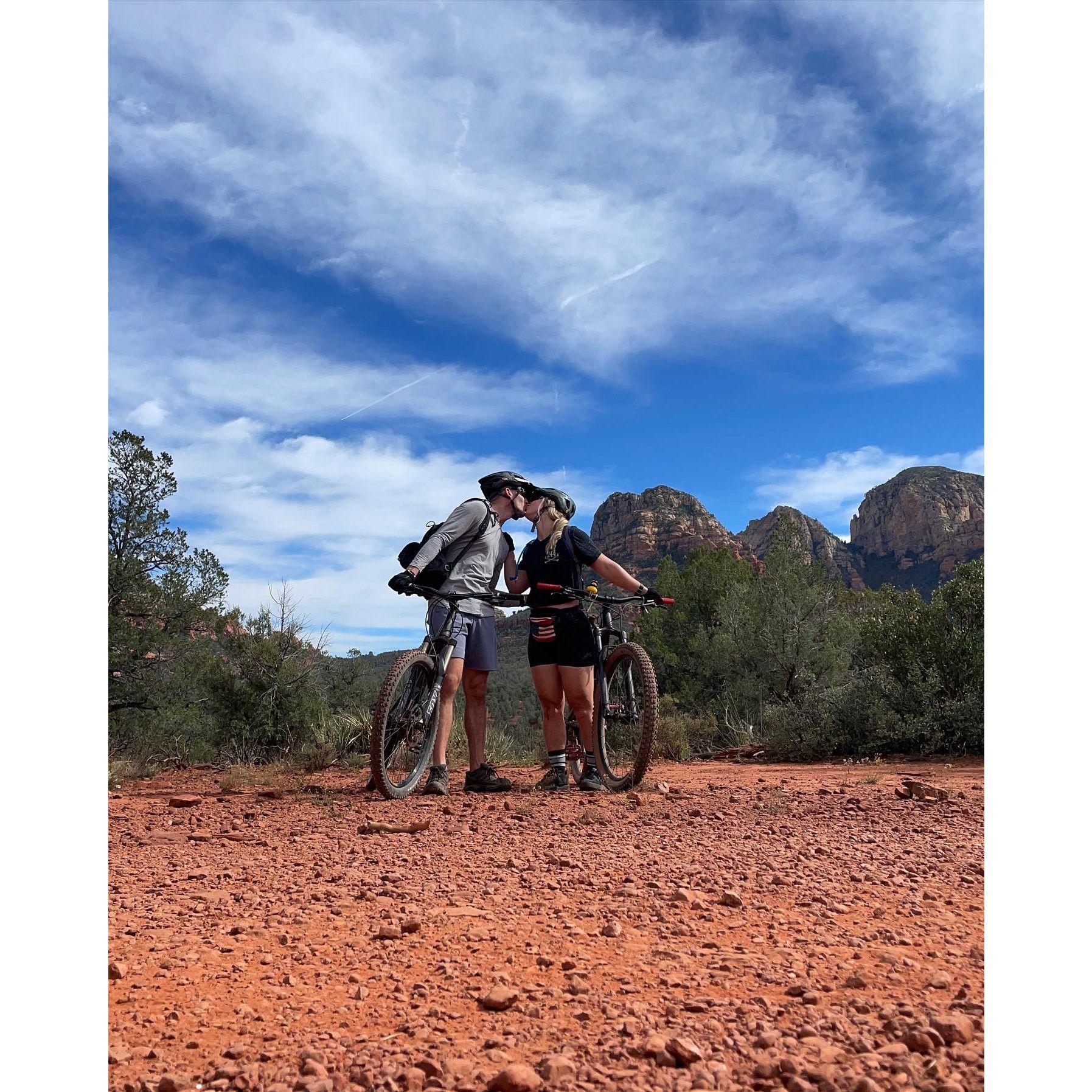 Just after Cory returned from deployment the two vacationed in Sedona, AZ to reconnect after spending so much time apart. This is still one of the best trips they have gone on together.