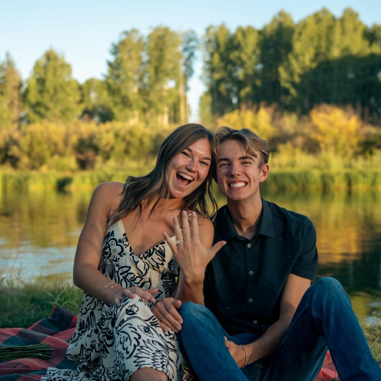 She said yes! 8/8/25