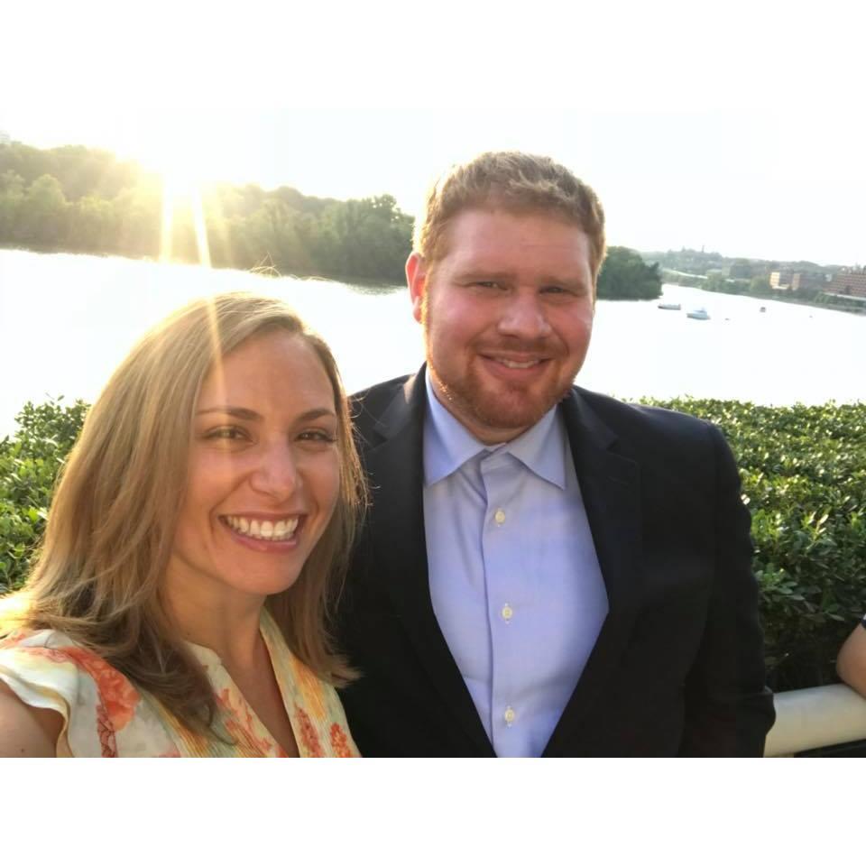 Hamilton at the Kennedy Center for Rob's birthday.