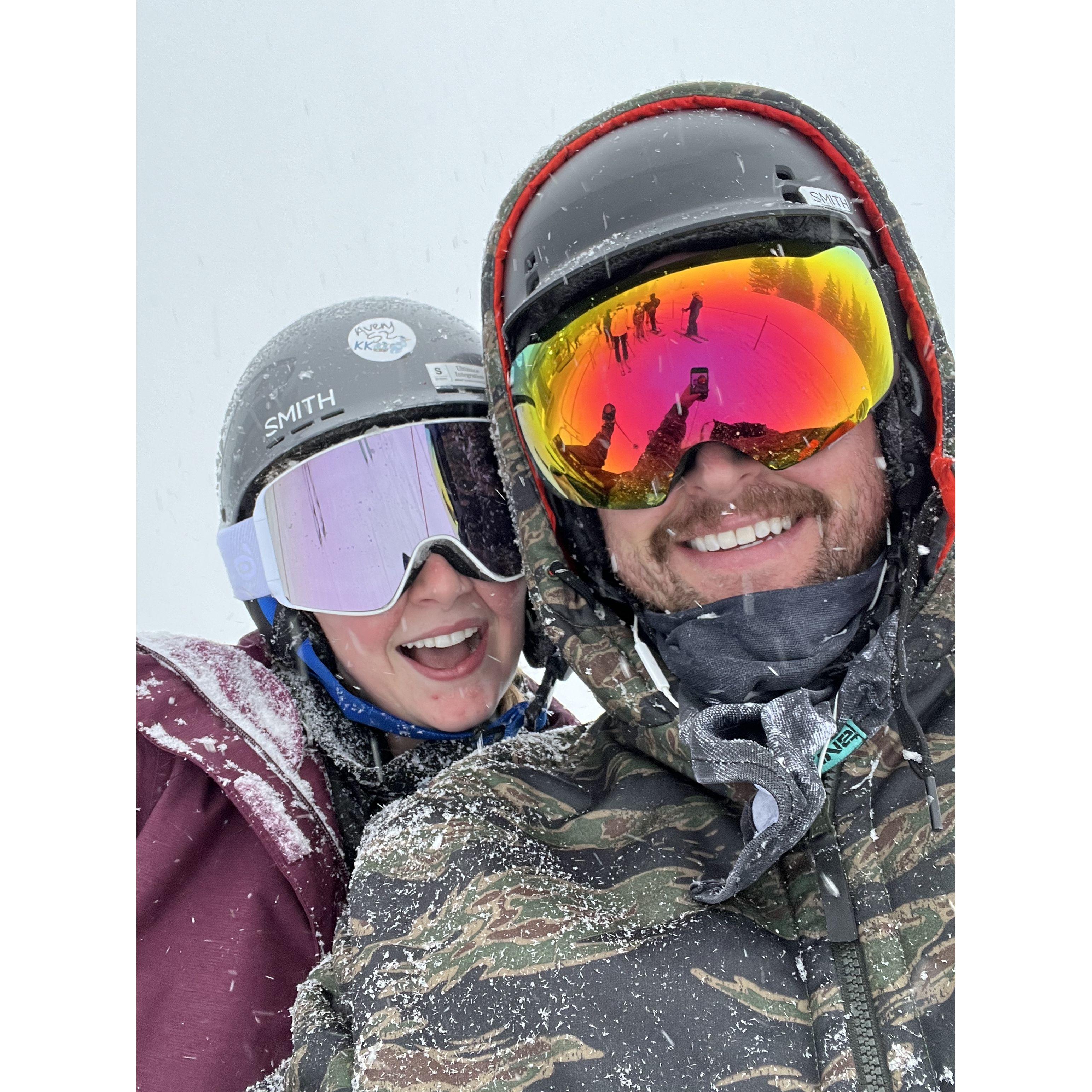 Skiing in Idaho