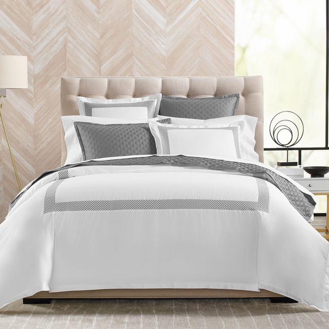 Hudson Park Collection Embroidered Geo Standard Sham - 100% Exclusive