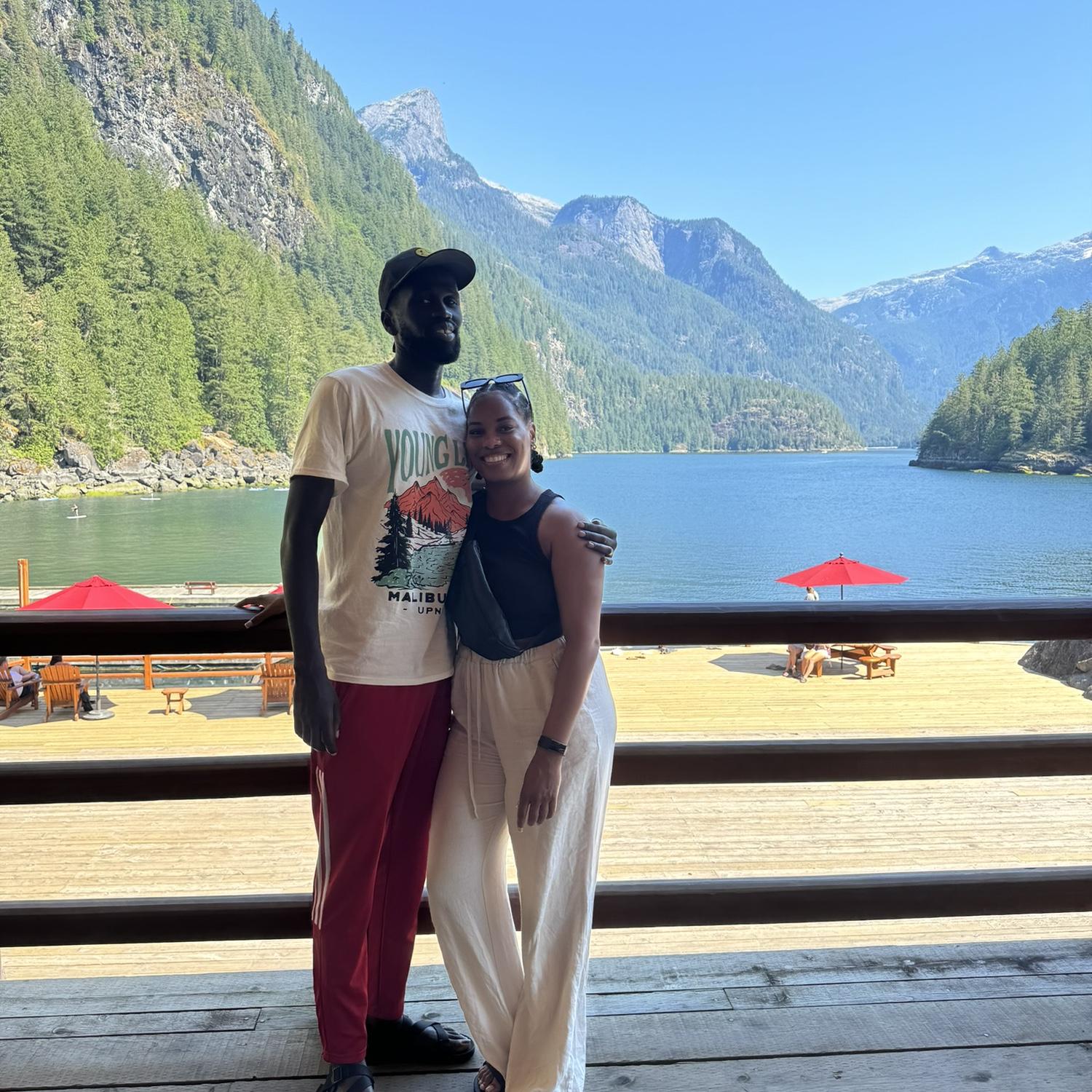 Serving at Malibu :)