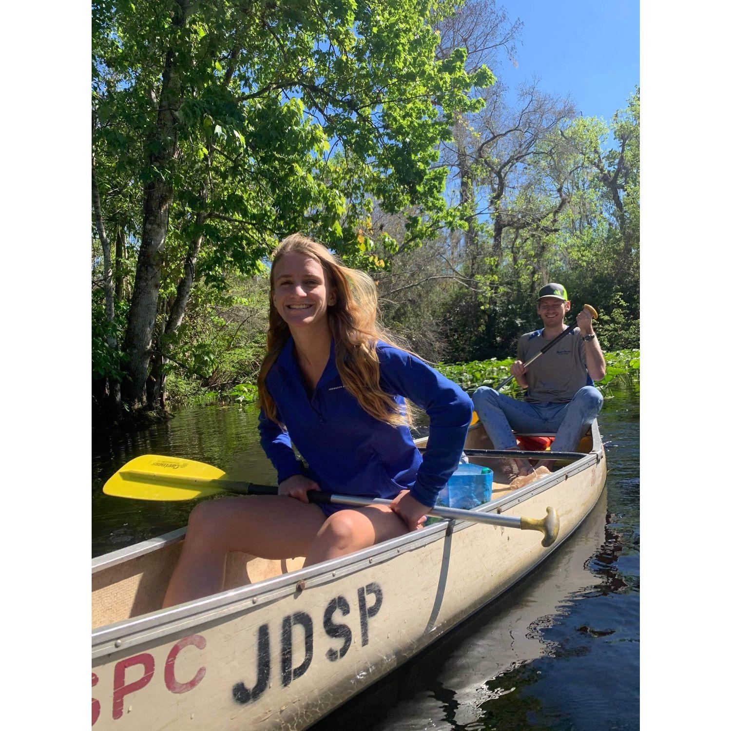 Canoe Trip Wekiwa Springs, FL