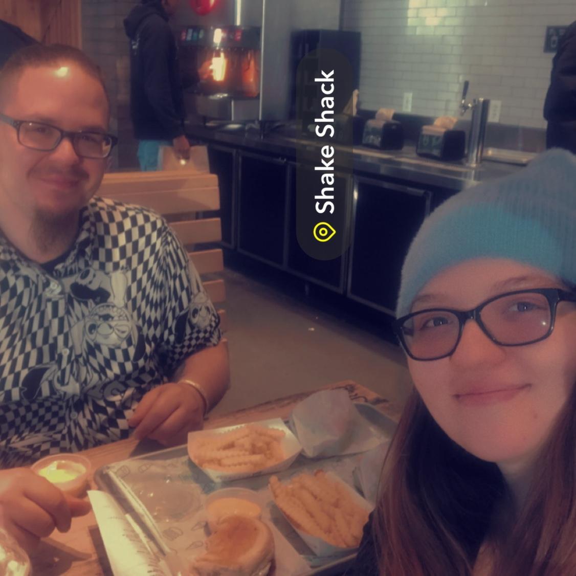 The meal before he proposed!!!