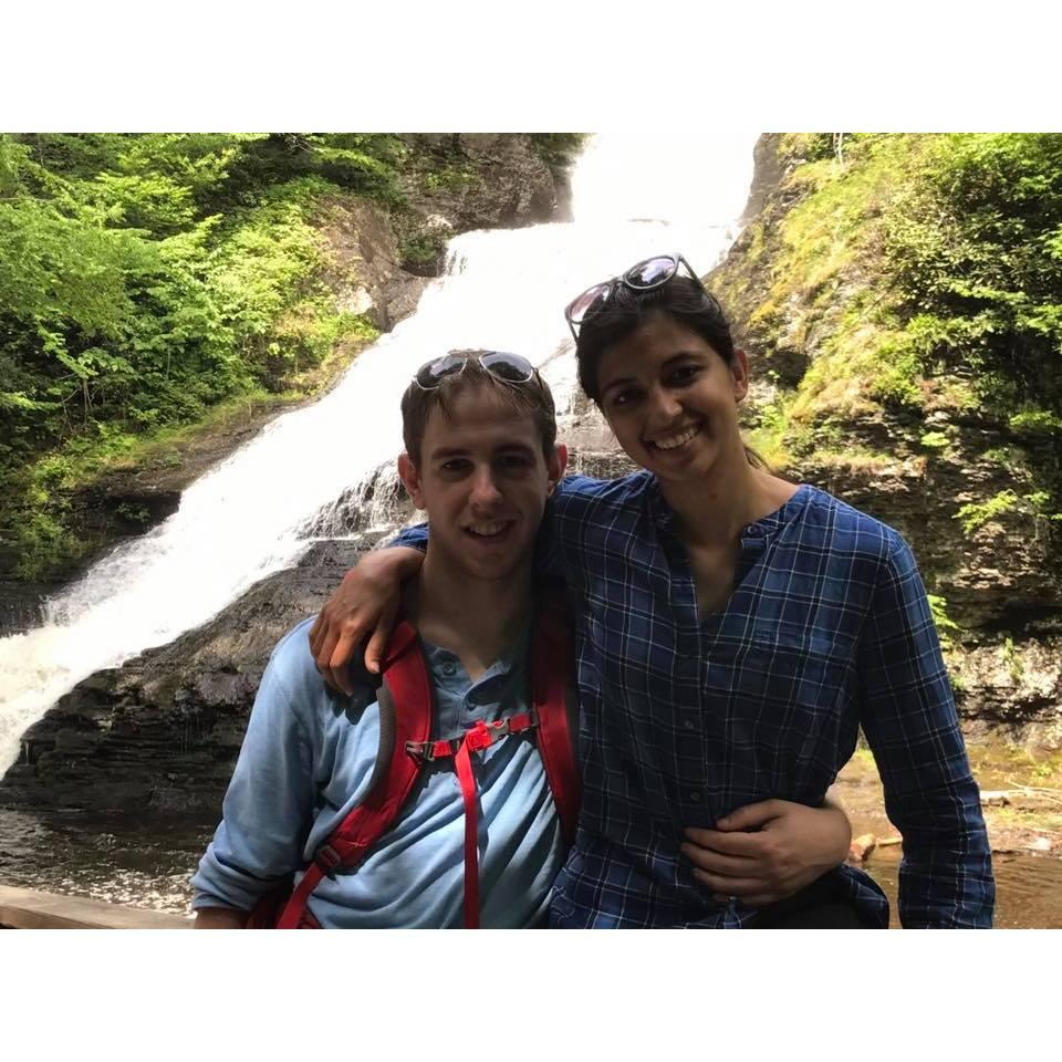 Hiking at Dingmans Ferry, PA. 2017