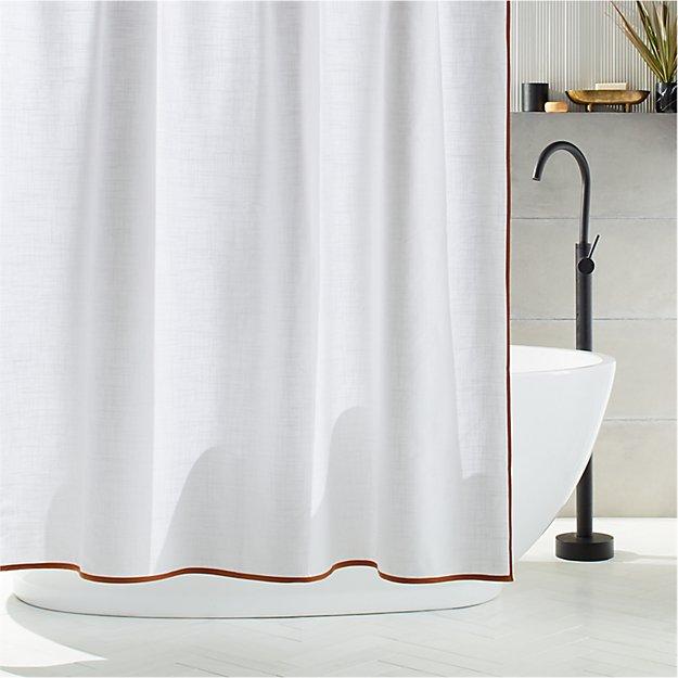 Capri Copper Shower Curtain