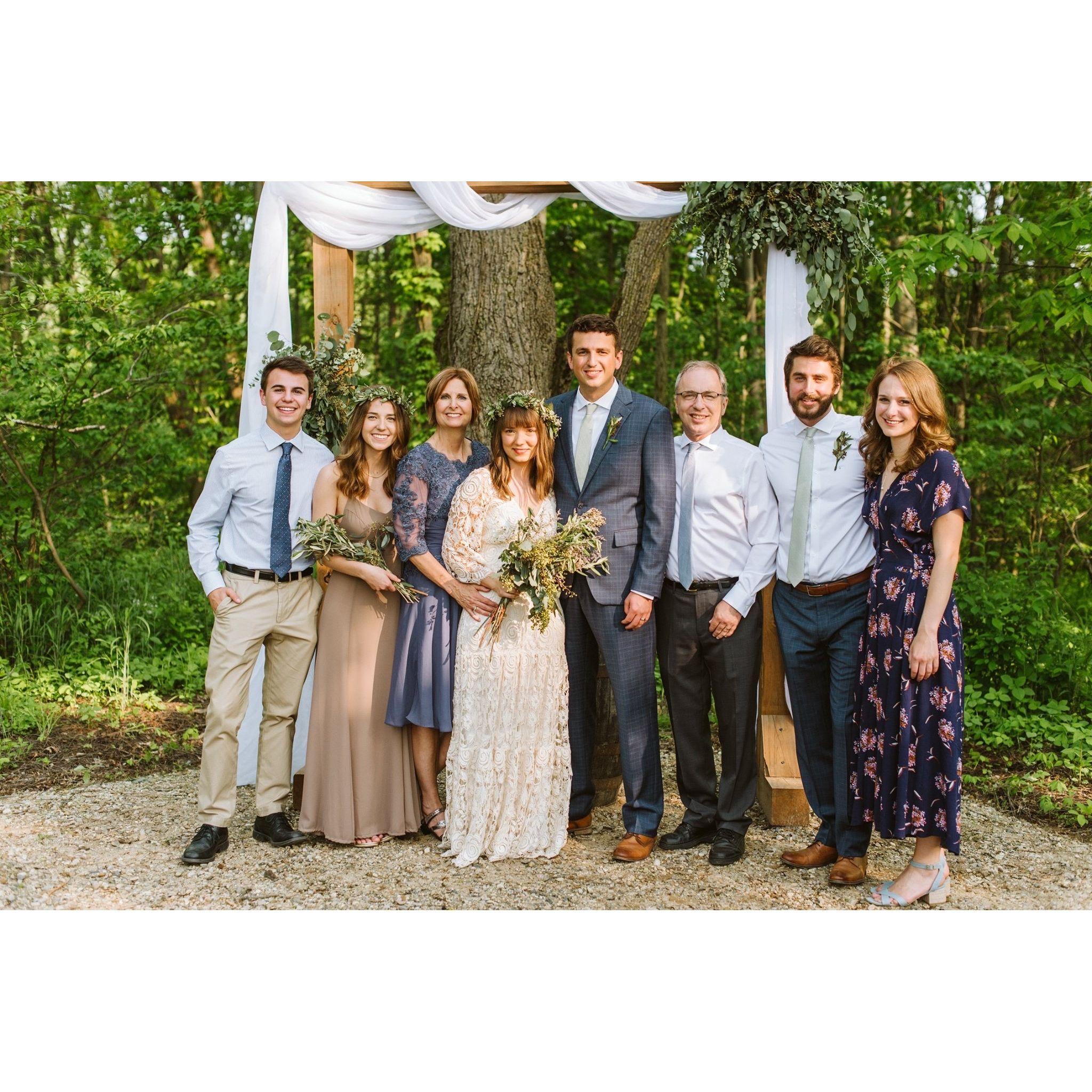 Daniel's brother Joseph and sister in law Kate's beautiful wedding. The two on the left are getting married three weeks before us! Say congrats to them at our wedding!