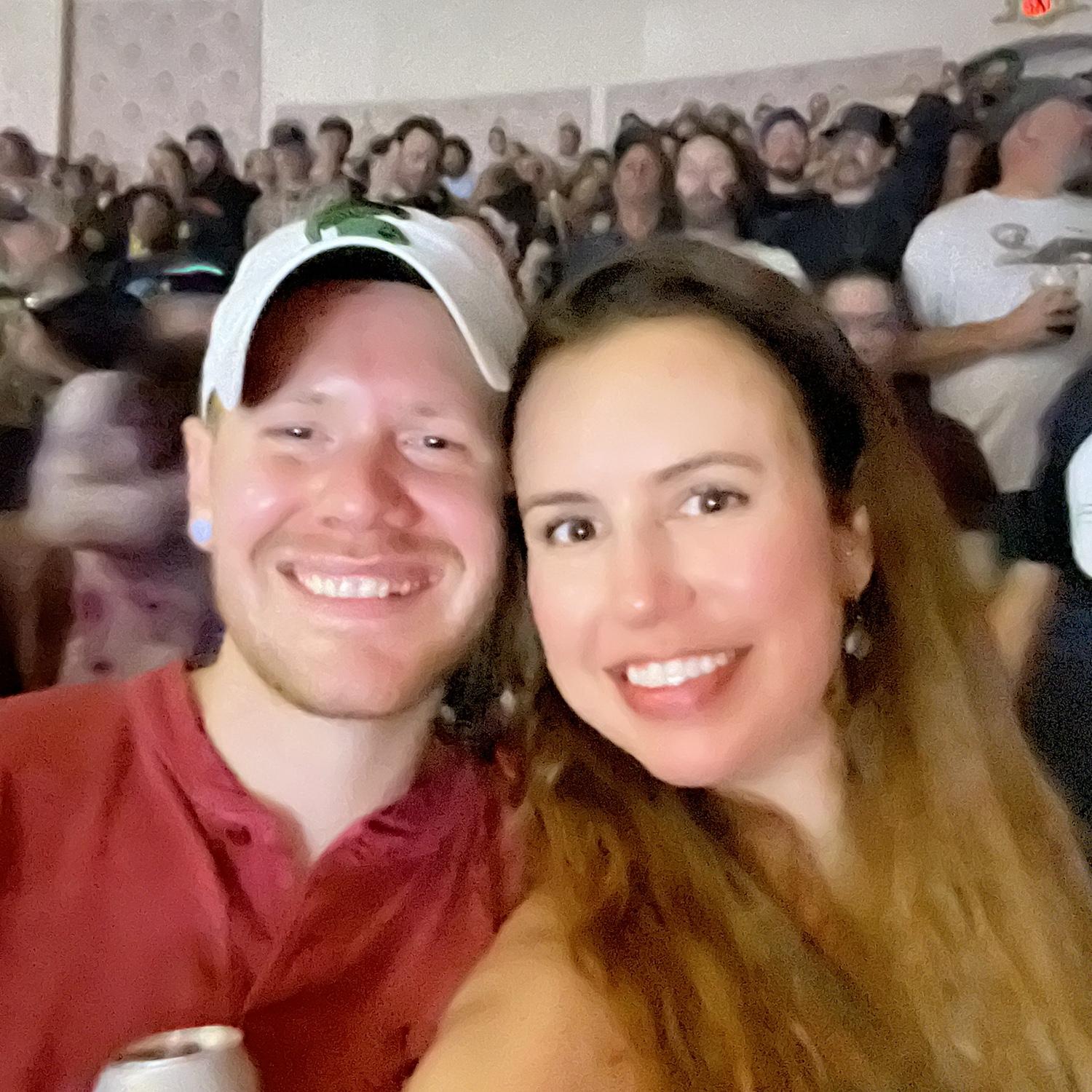 Our first Widespread Panic show together.