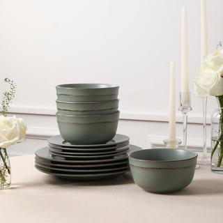 Earth & Clay Hazel 24-Piece Dinnerware Set, Service for 8