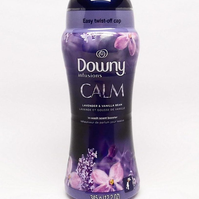Downy Infusions In-Wash Laundry Scent Booster Beads, CALM, Soothing Lavender and Vanilla Bean, 12.2 oz