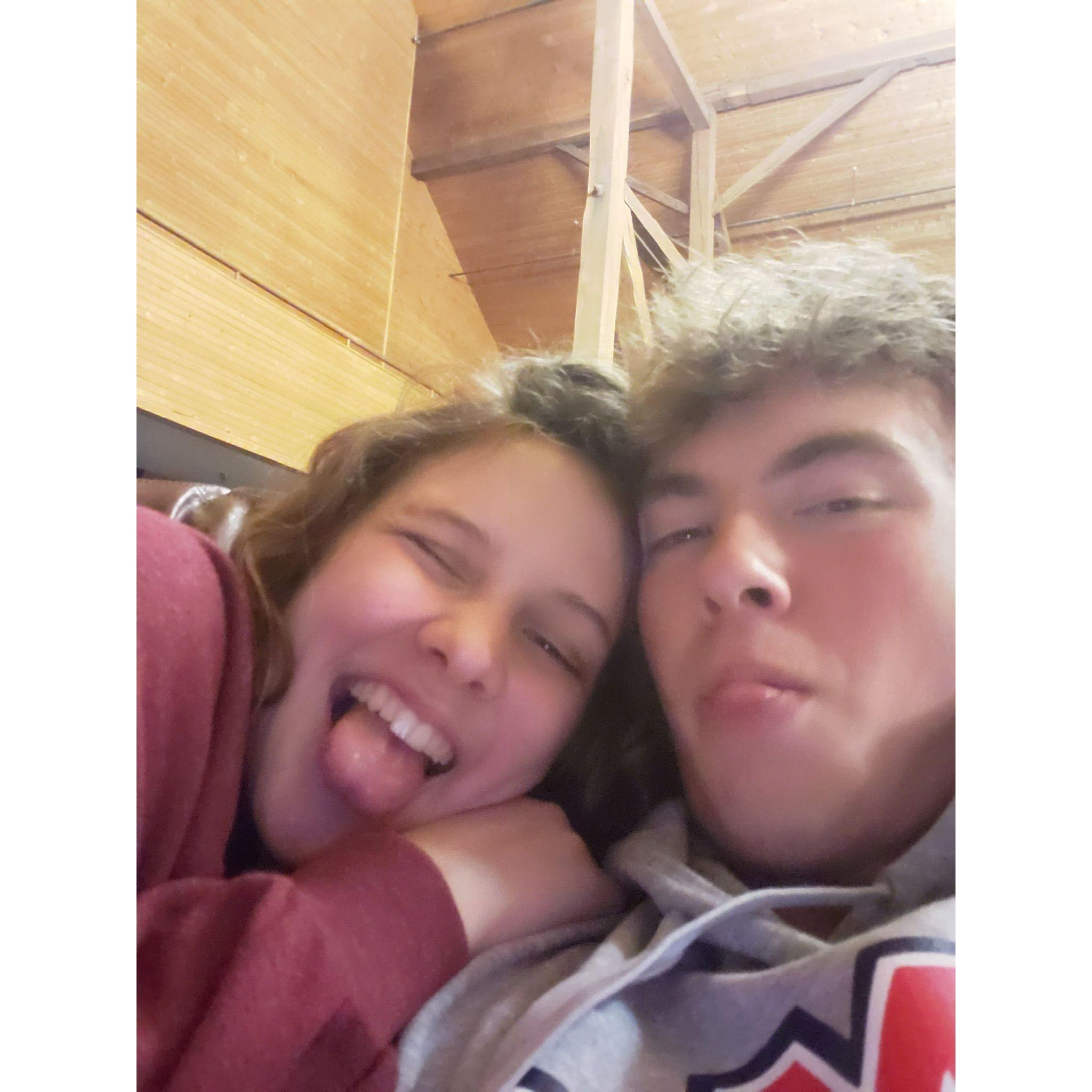 One of our many dates in the Barn at Malone!