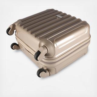 Kensie Metallic Hardside Rolling Briefcase